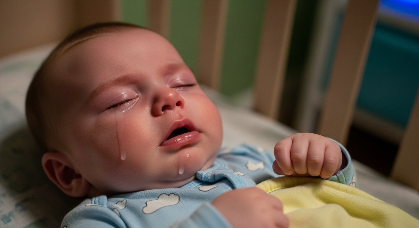 baby cry in sleeping