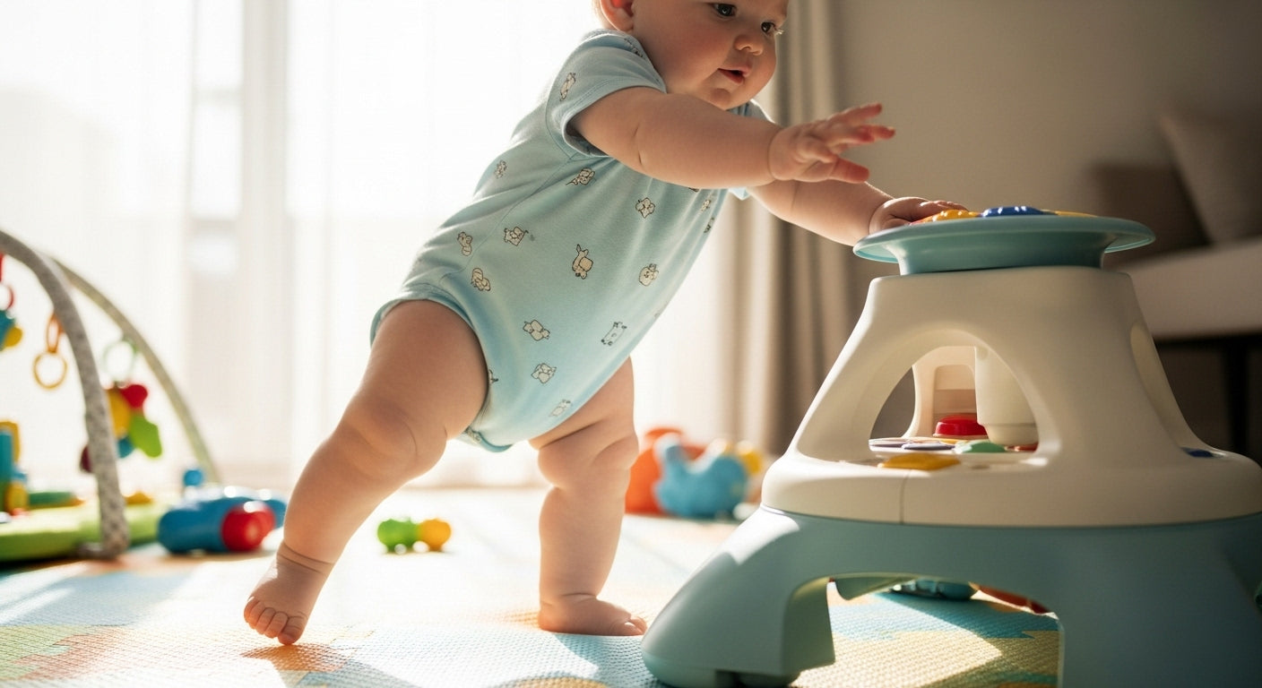 baby try to walk