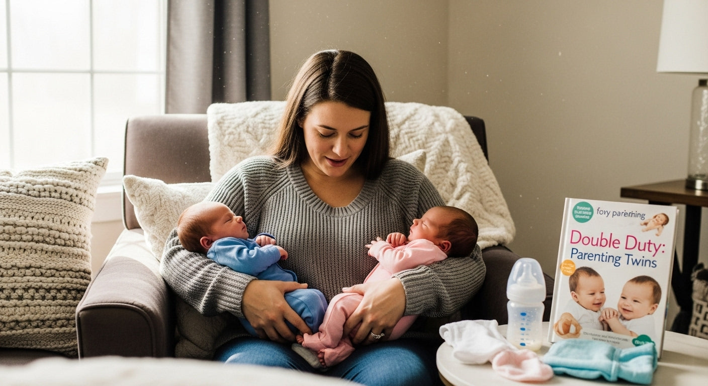 mom want to feeding twins