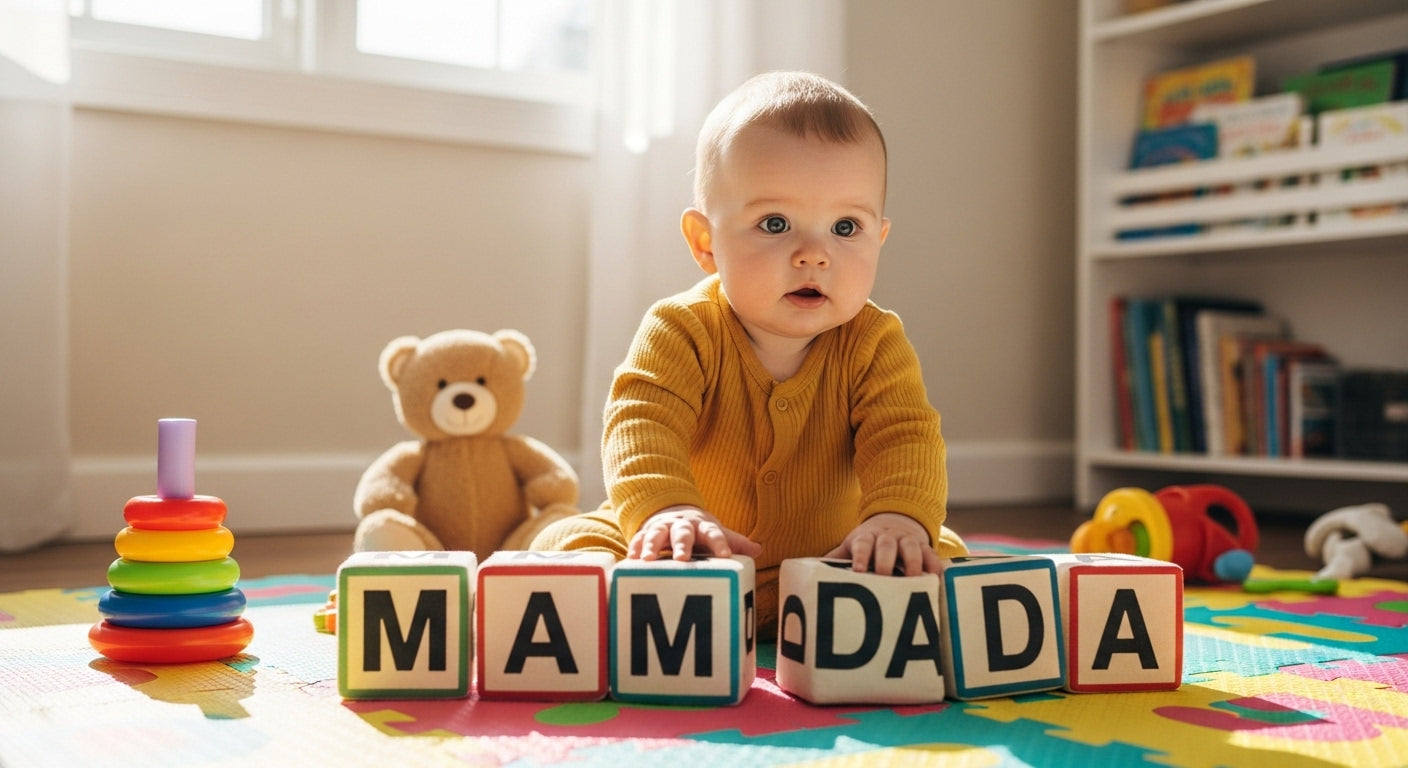 baby first time say mama and dada