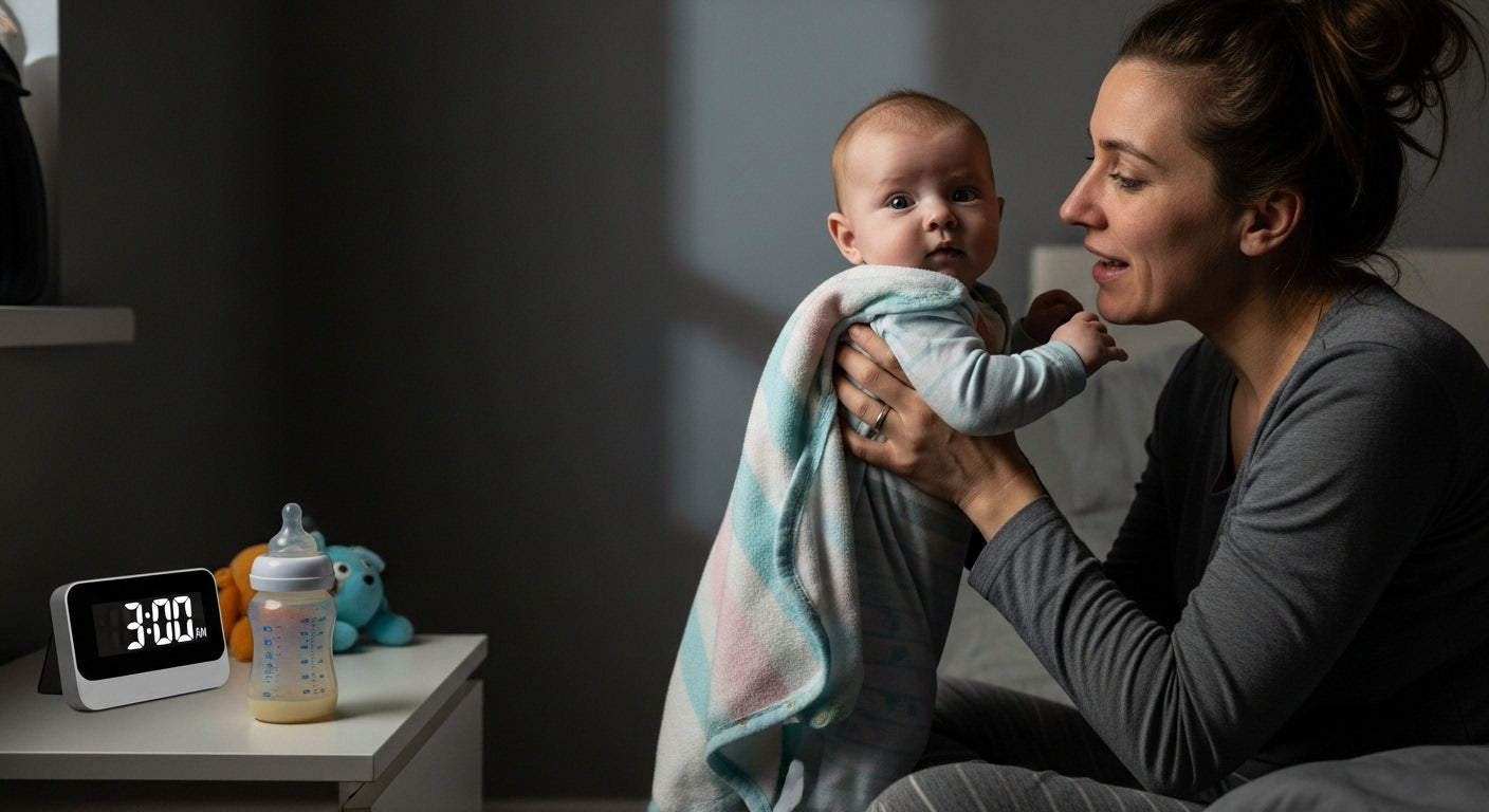 at 3 AM, you're bouncing a wide-awake infant who seems to have forgotten everything about sleep