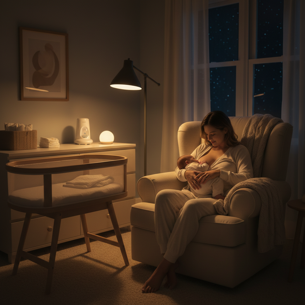 Night feeding tips guide for new mothers feeding a newborn