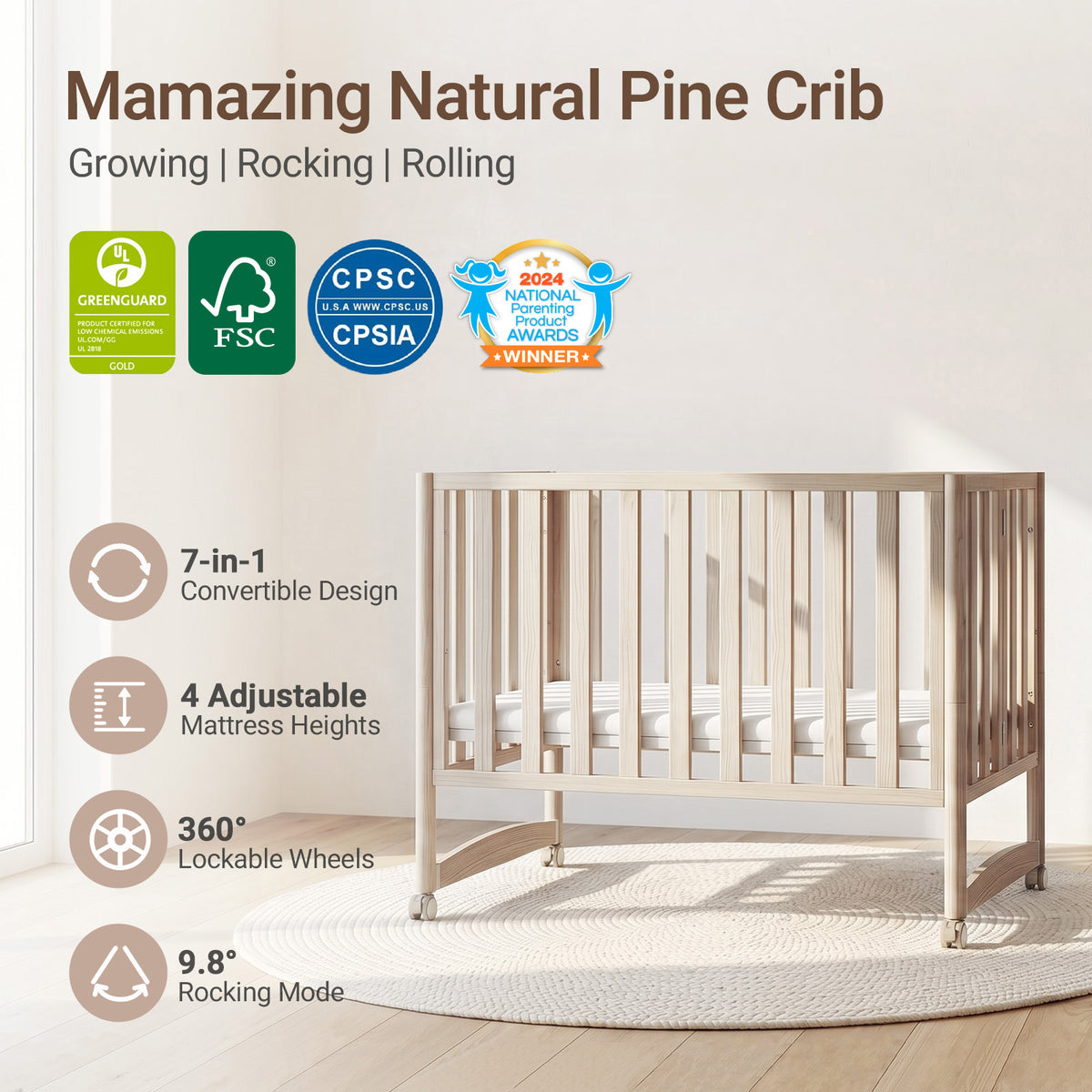 EvoNook Mini Crib