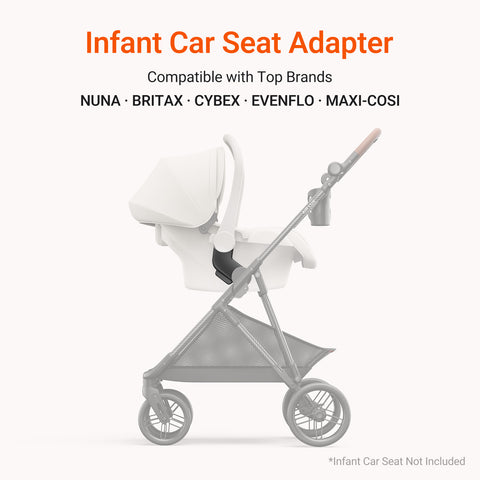 Air Lux Baby Stroller – Lightweight Carbon Fiber Frame, One-Hand Fold & Reversible Seat