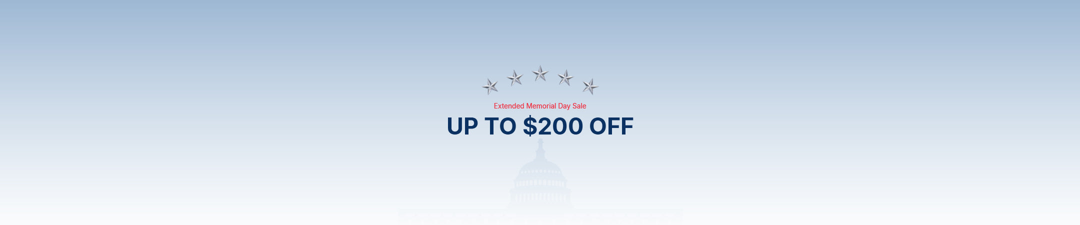 MEMORIAL DAY SALE