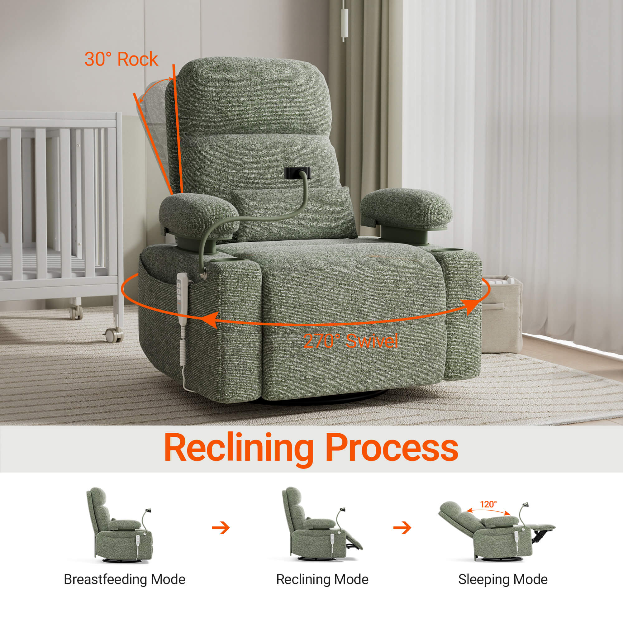 Lullapod Zen Nursery Chair