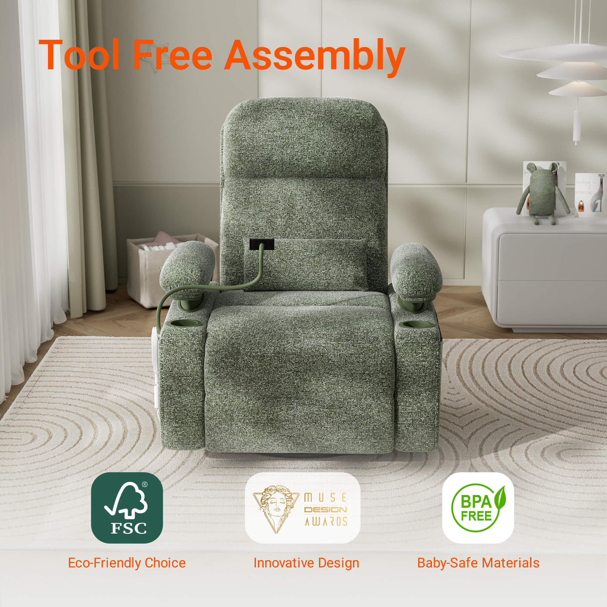 Lullapod Zen Nursery Chair