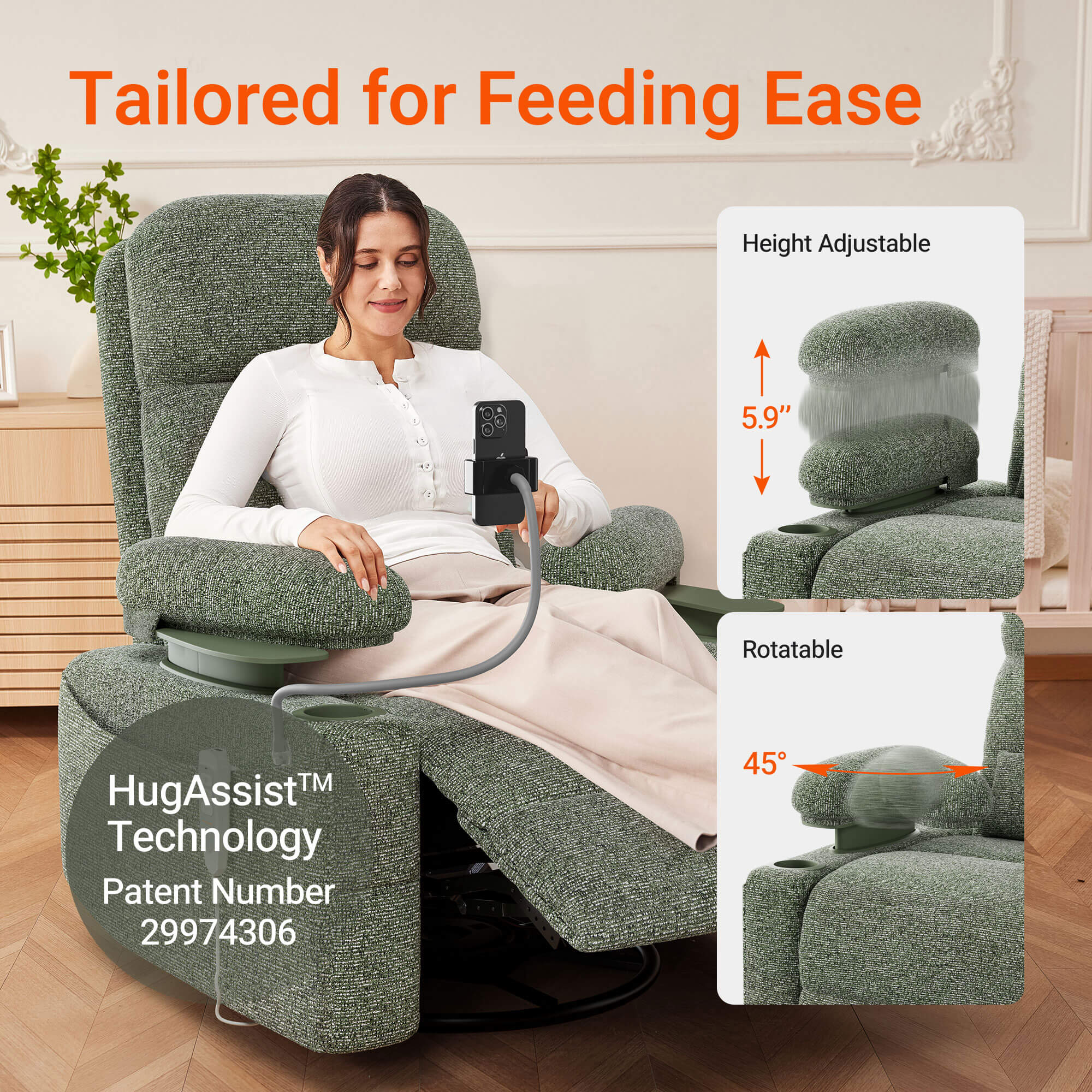 Lullapod Zen Nursery Chair