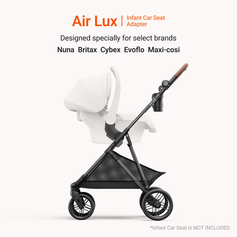 Air Lux Baby Stroller – Lightweight Carbon Fiber Frame, One-Hand Fold & Reversible Seat