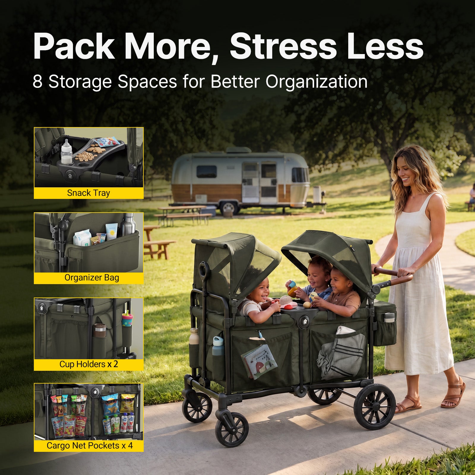 4 Seater Stroller Wagon