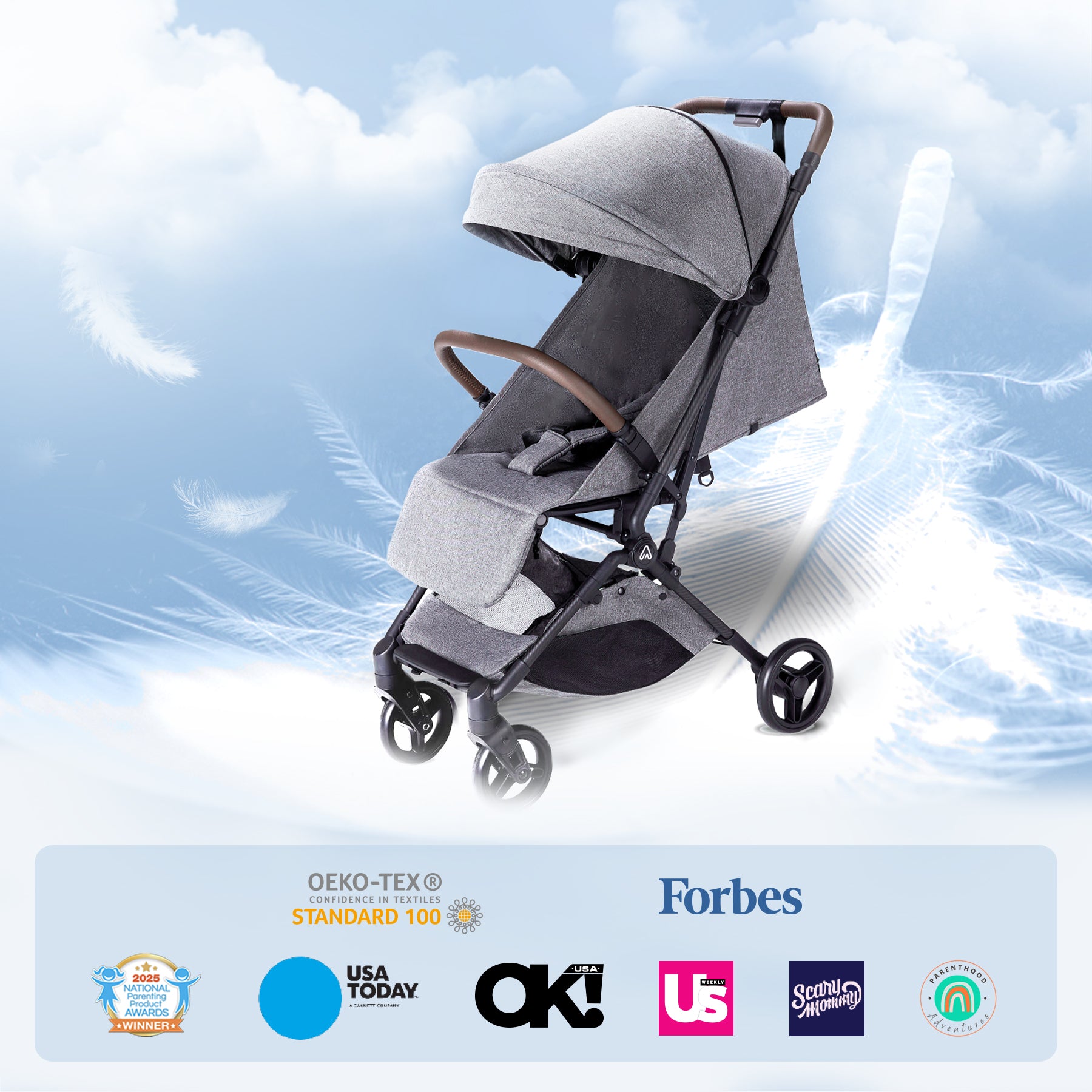 Ultra Air Stroller With Organizer & Cushion