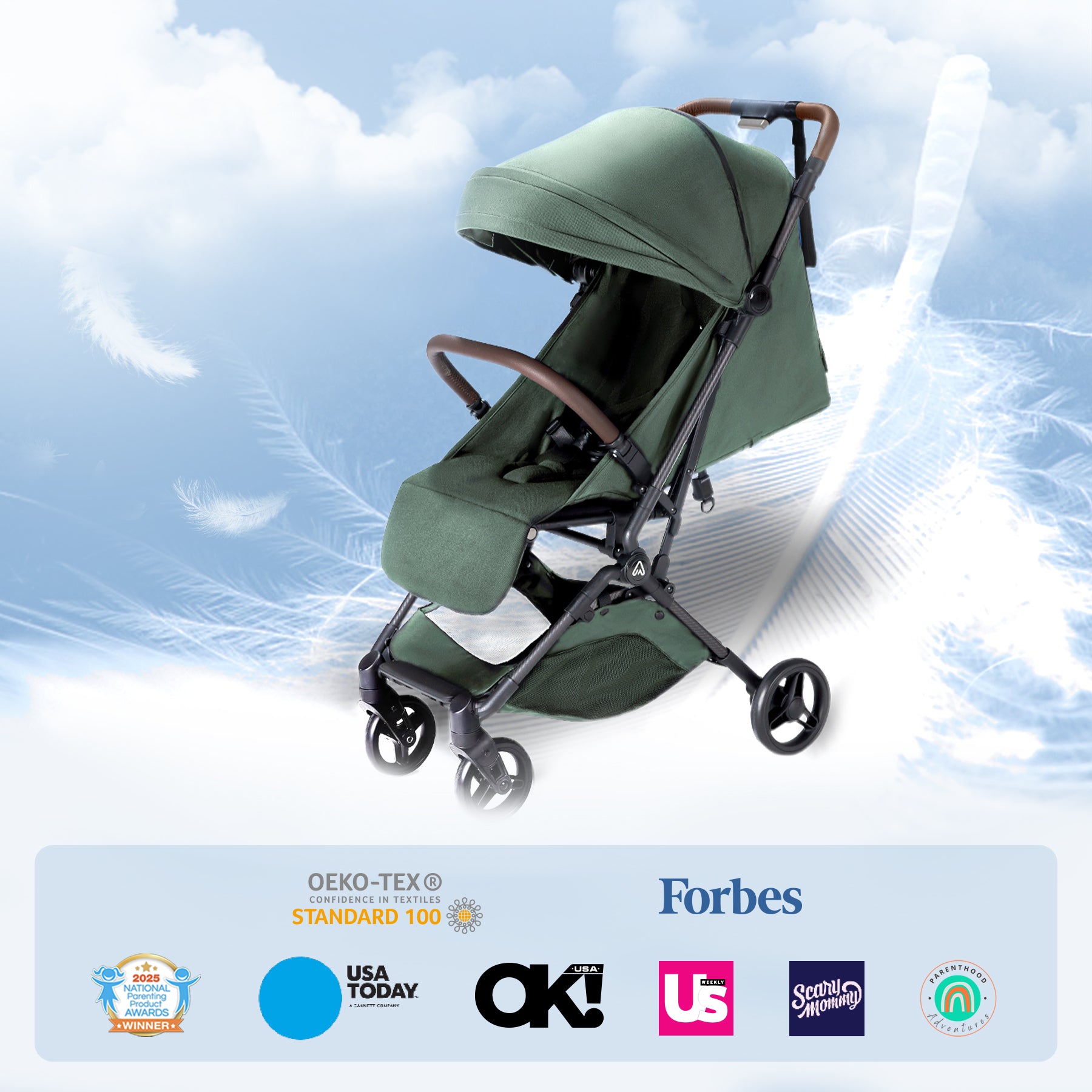 Ultra Air Stroller With Organizer & Cushion