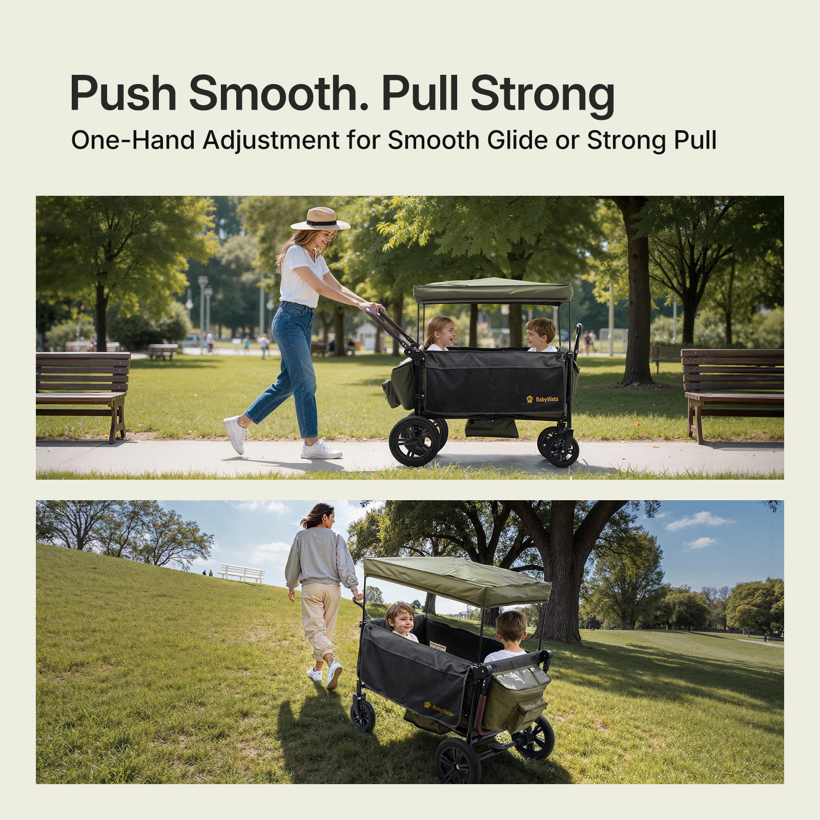 BabyVista All-Terrain Stroller Wagon