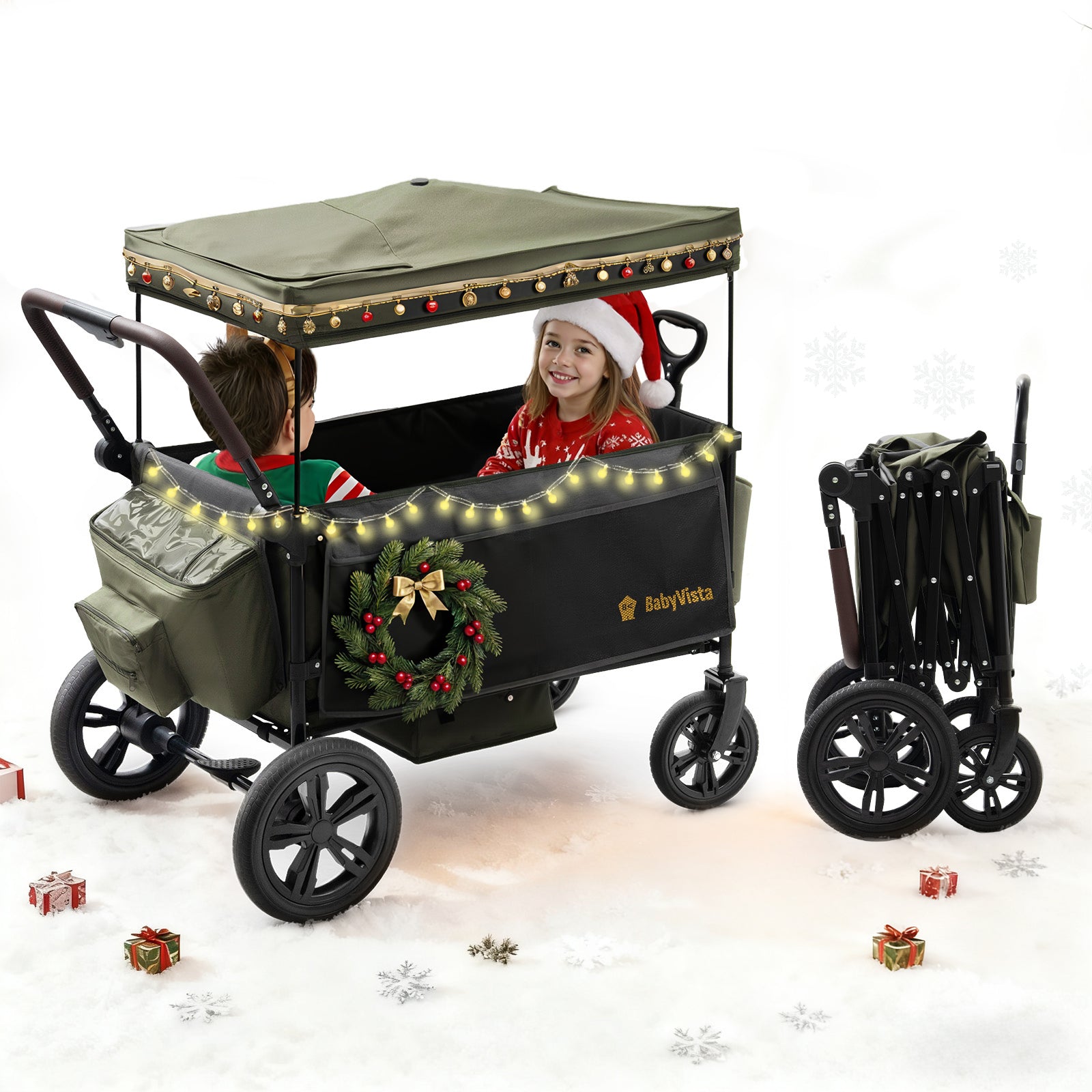 BabyVista All-Terrain Stroller Wagon