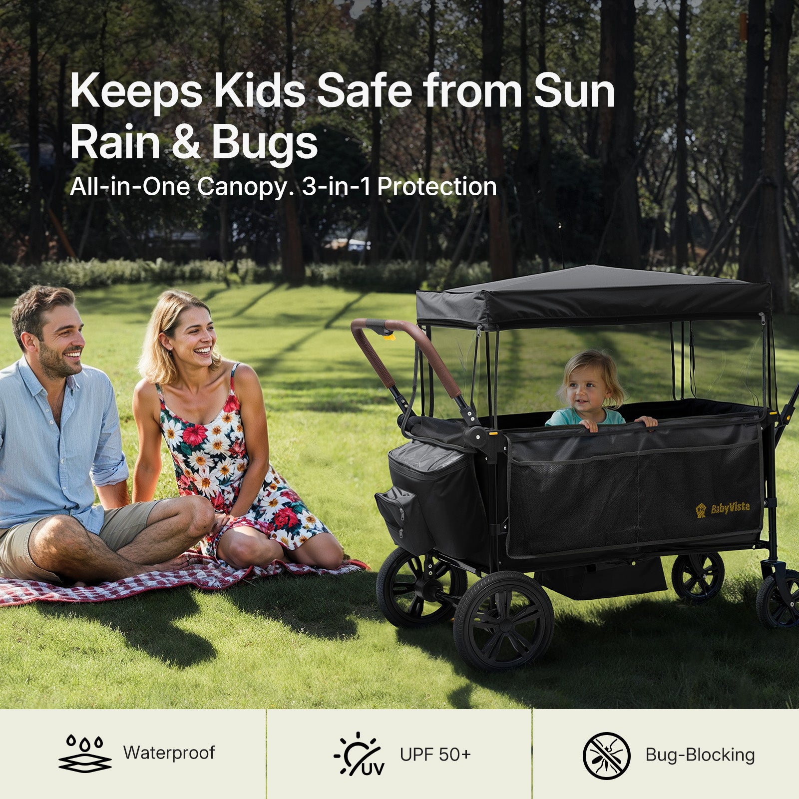 BabyVista All-Terrain Stroller Wagon