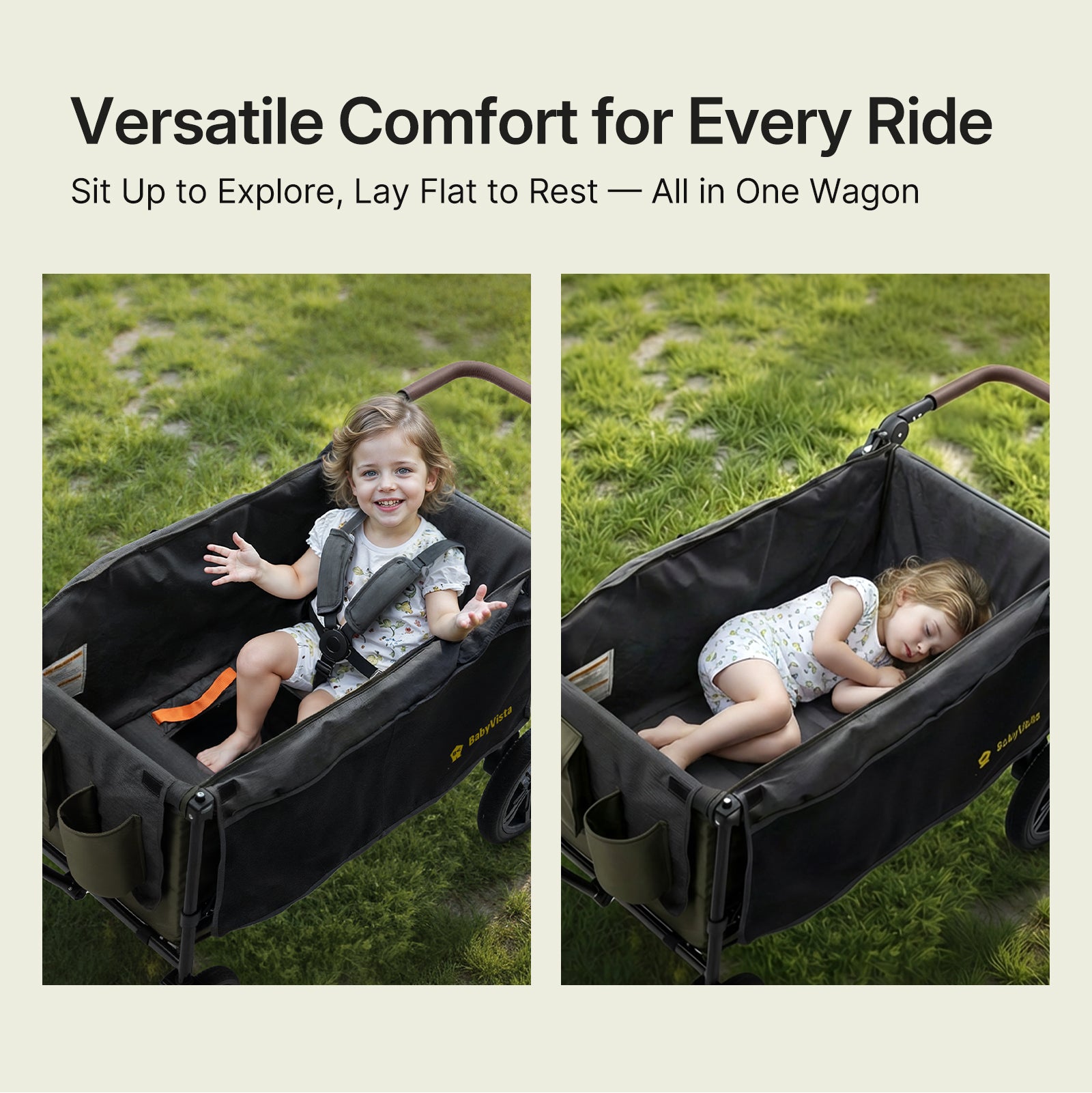 BabyVista All-Terrain Stroller Wagon