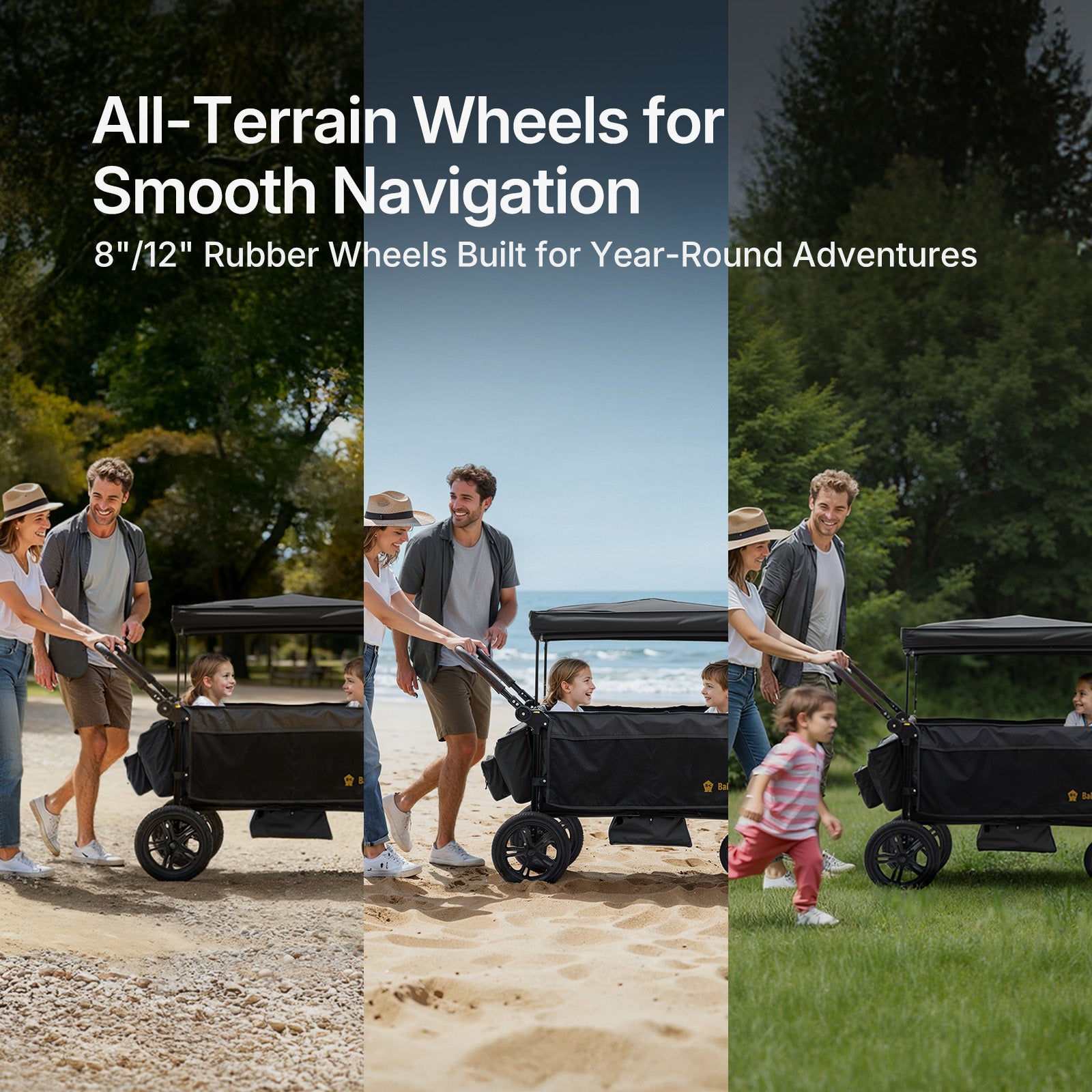 BabyVista All-Terrain Stroller Wagon