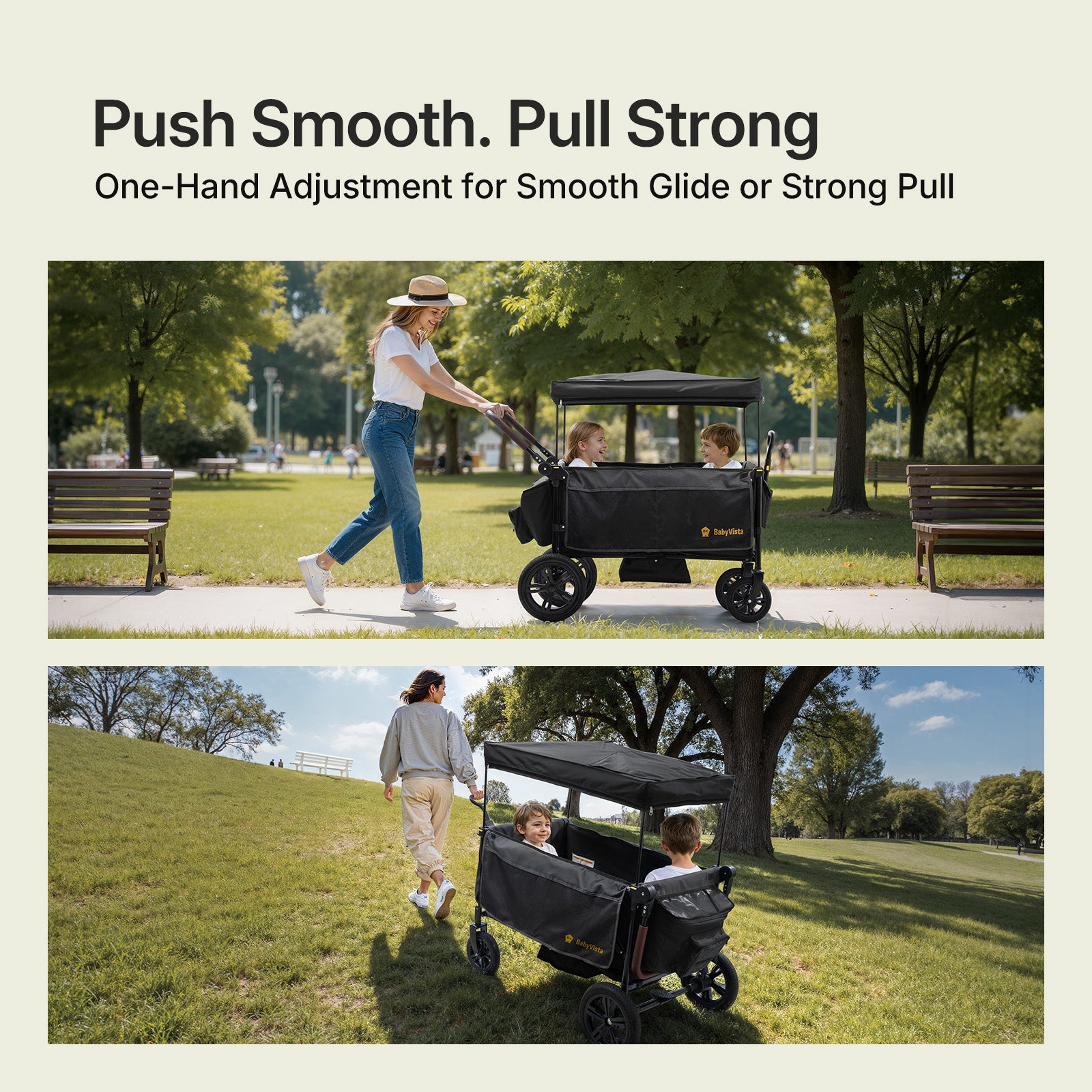 BabyVista All-Terrain Stroller Wagon