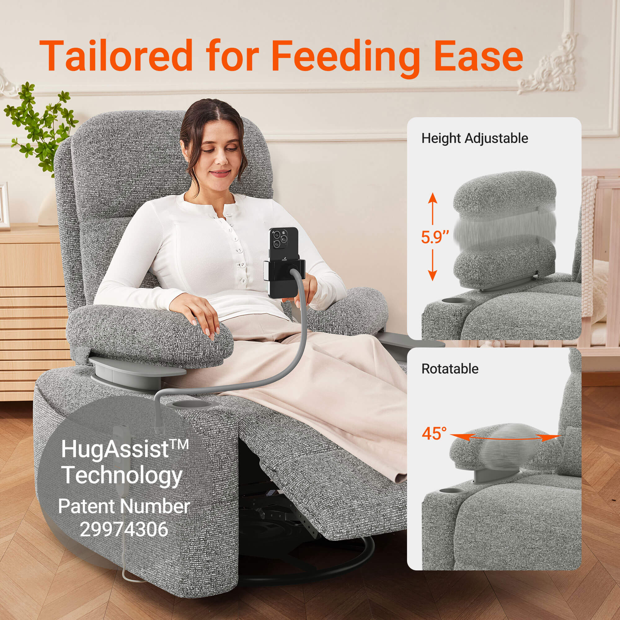 Lullapod Zen Nursery Chair