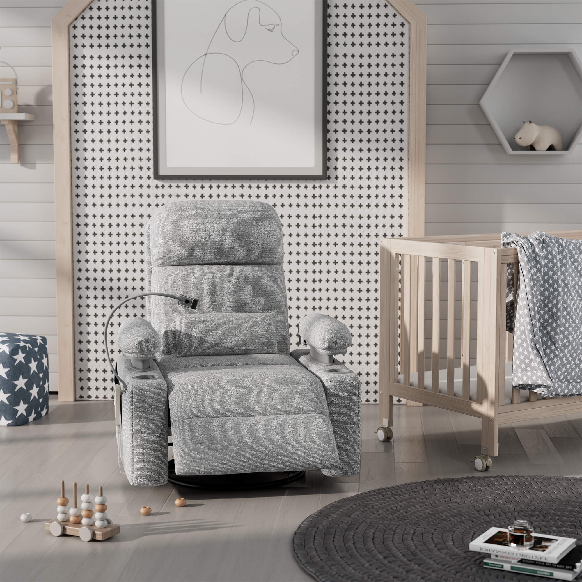 Lullapod Zen Nursery Chair