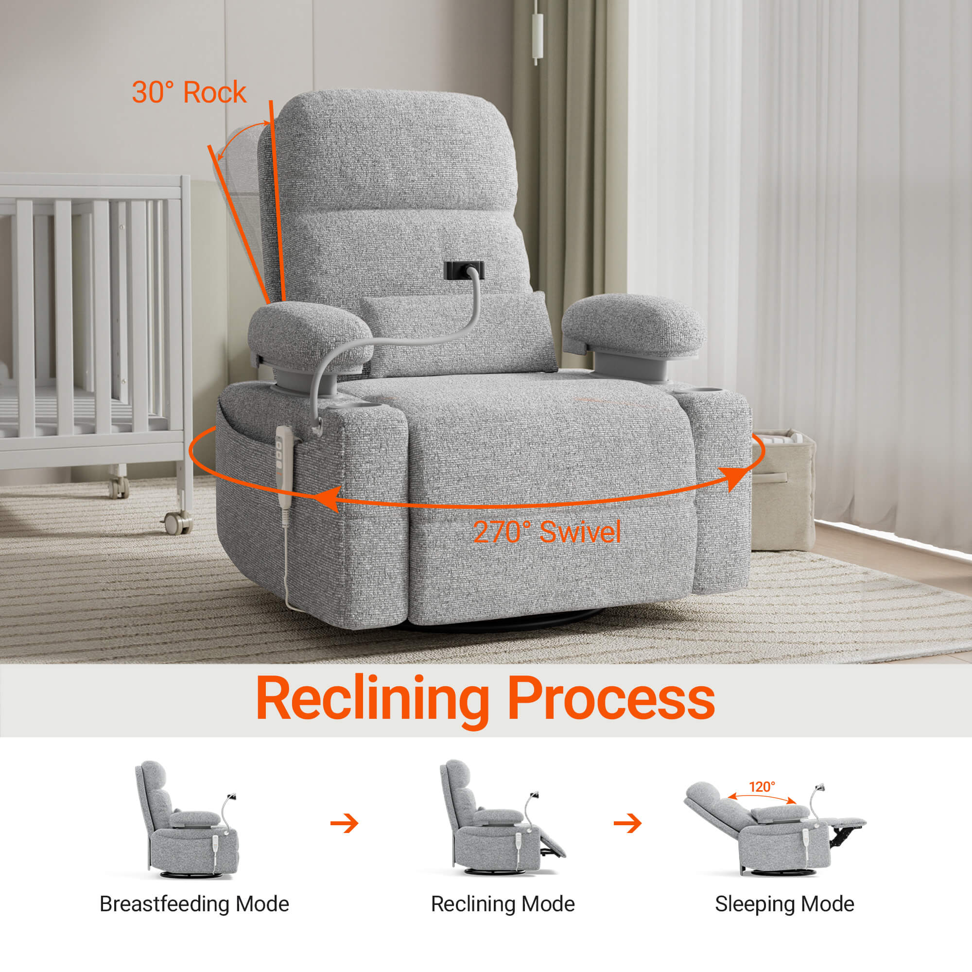 Lullapod Zen Nursery Chair