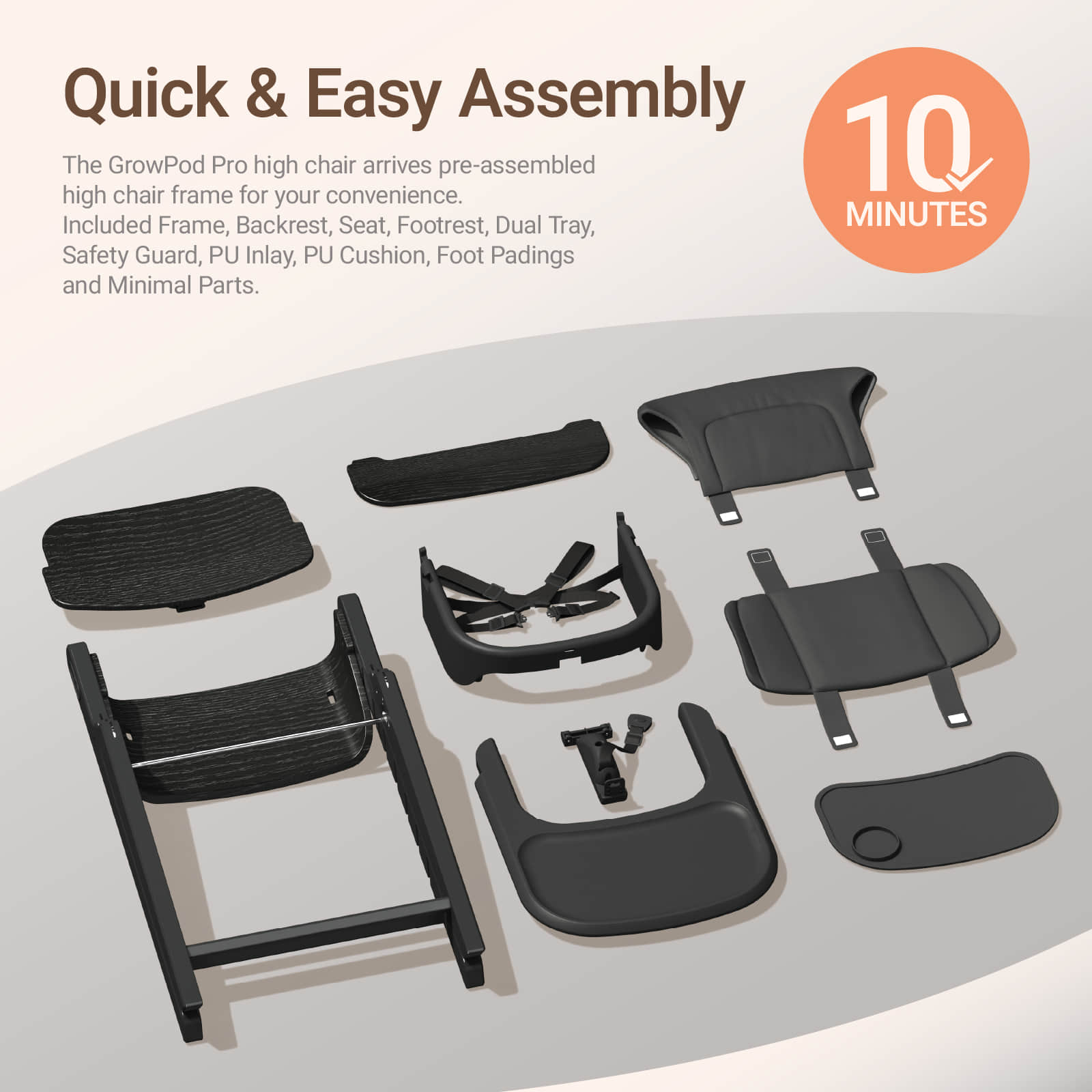 GrowPod Pro High Chair