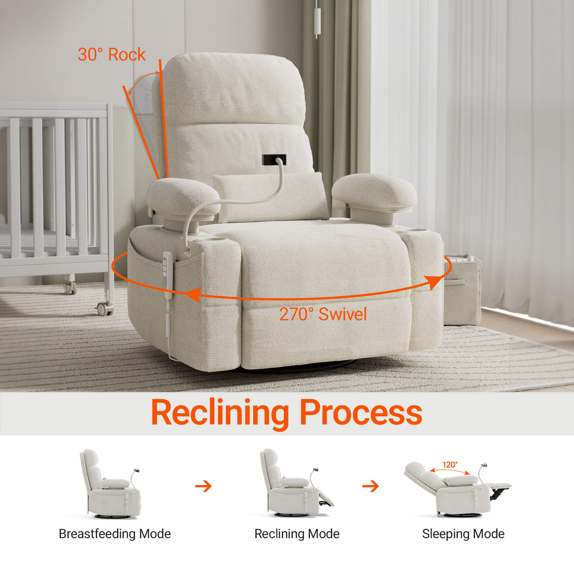 Lullapod Zen Nursery Chair