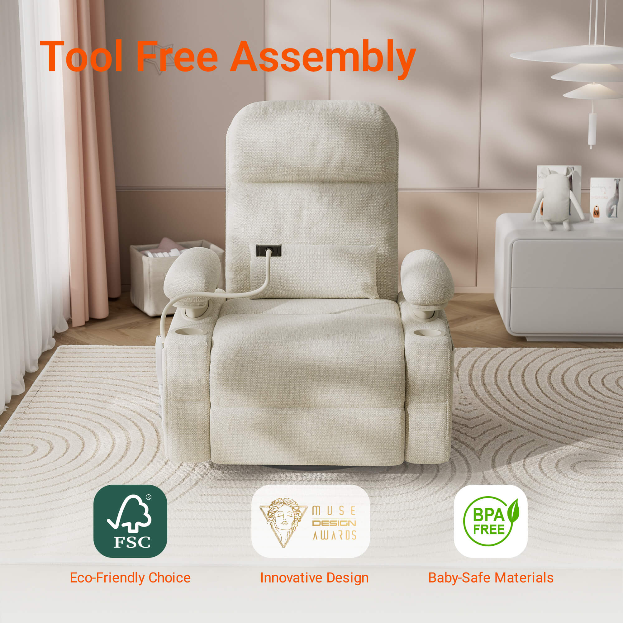 Lullapod Zen Nursery Chair