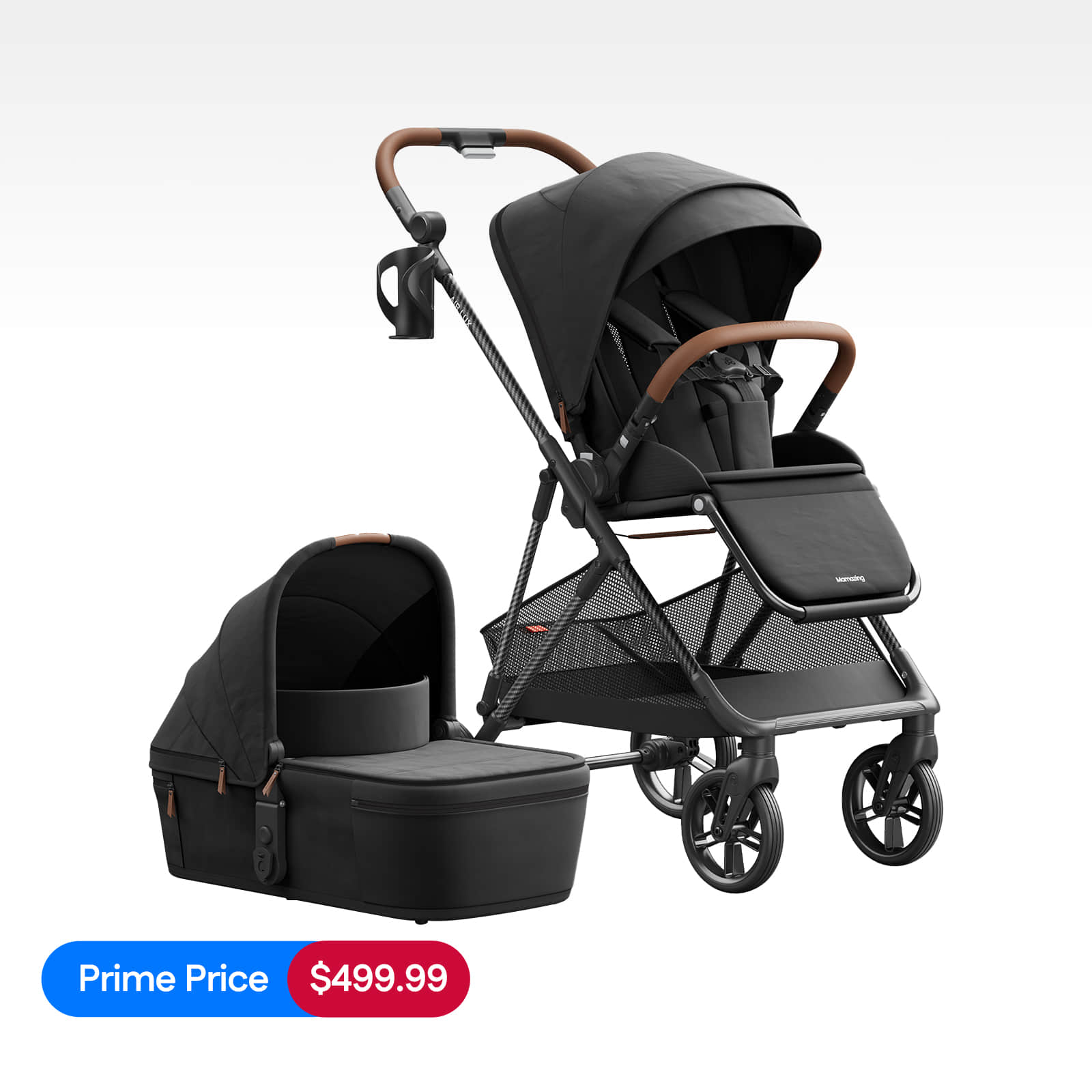 Air Lux Stroller With Bassinet