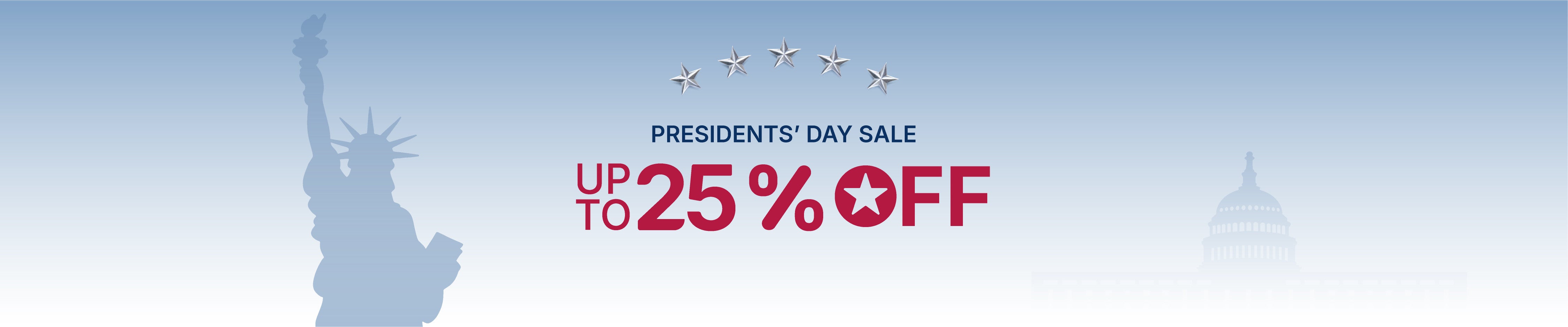 PRESIDENTS’ DAY SALE