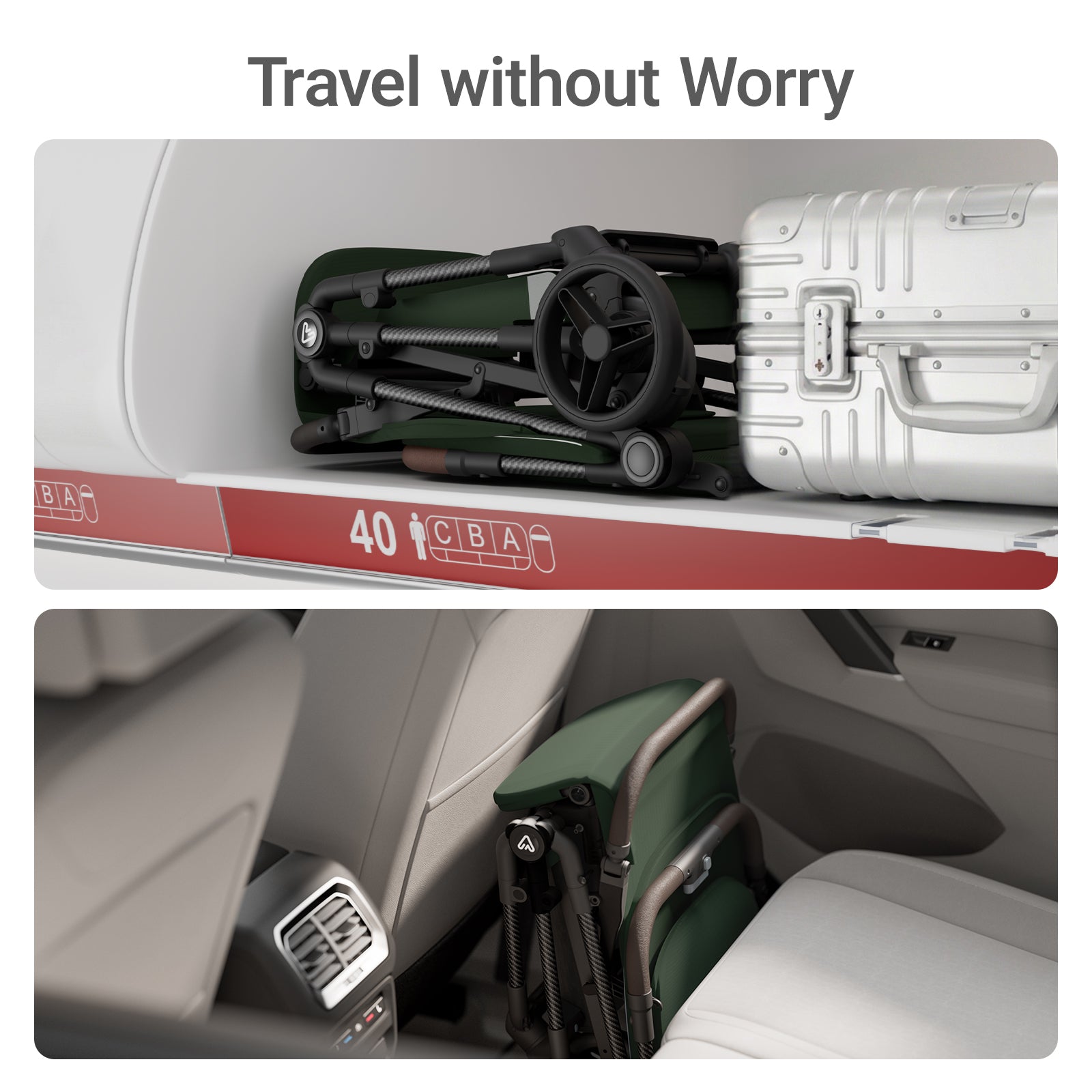 Ultra Air Stroller With Organizer & Cushion