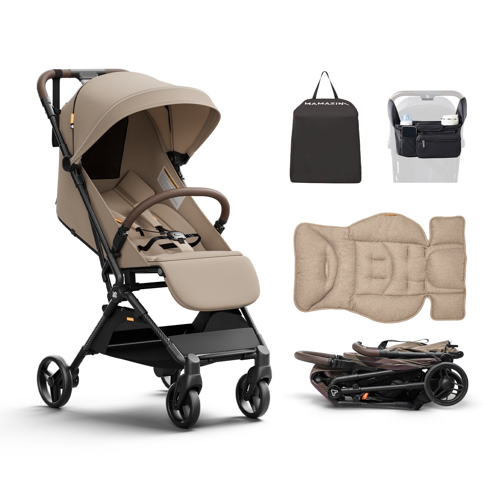 Ultra Air Stroller With Organizer & Cushion