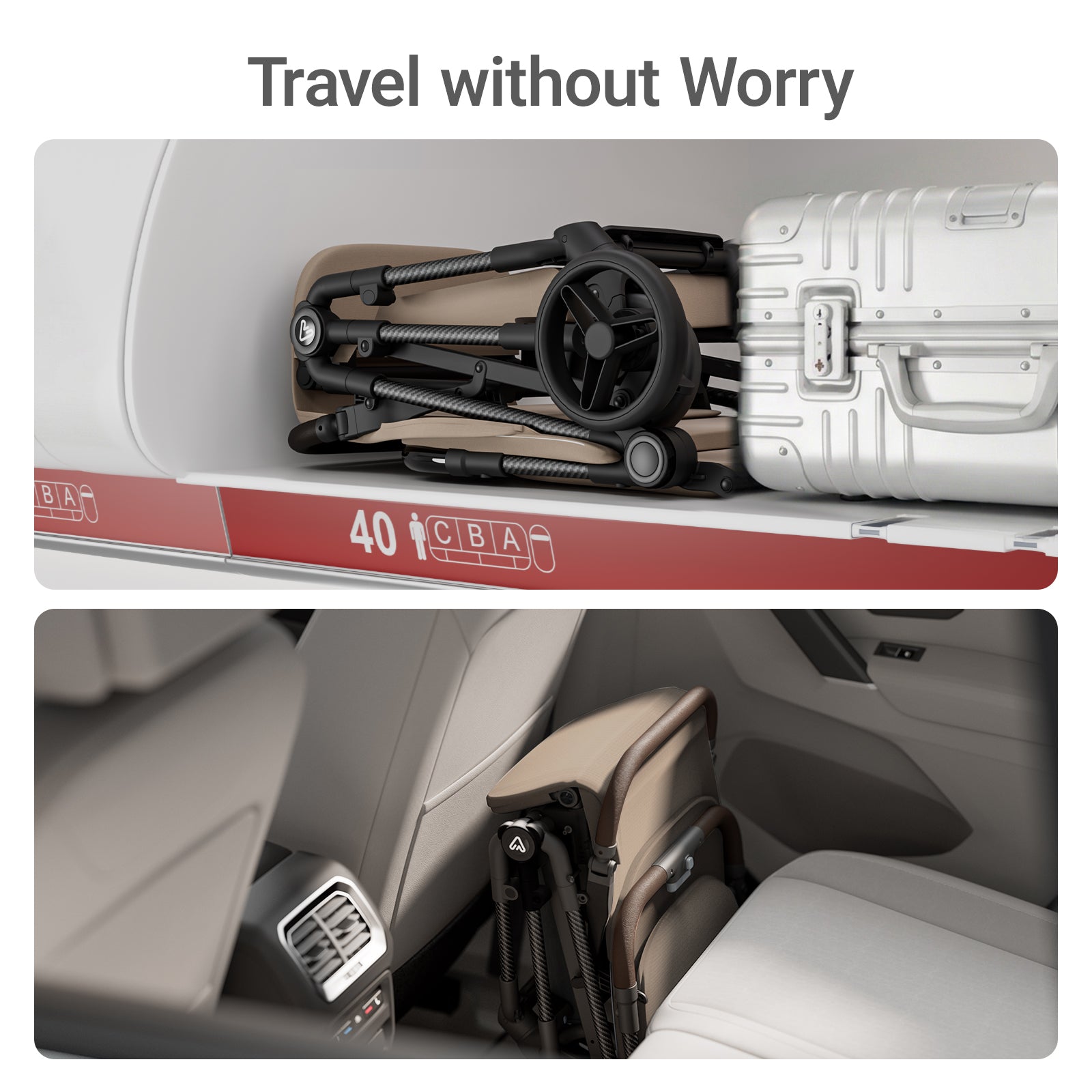 Ultra Air Stroller With Organizer & Cushion