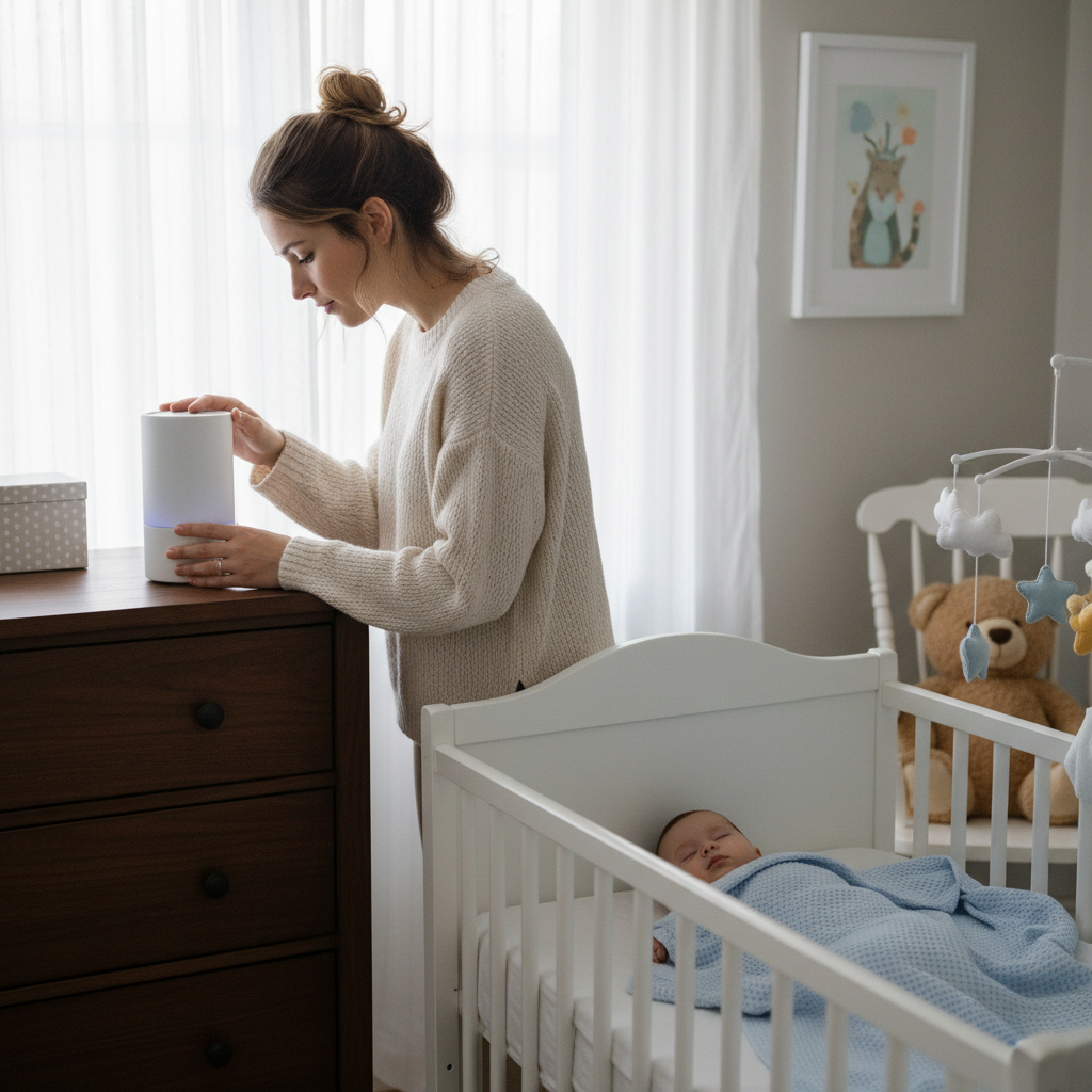 white noise for babies guide with safe nursery setup