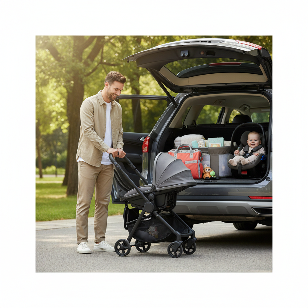 foldable stroller guide for compact travel and everyday errands