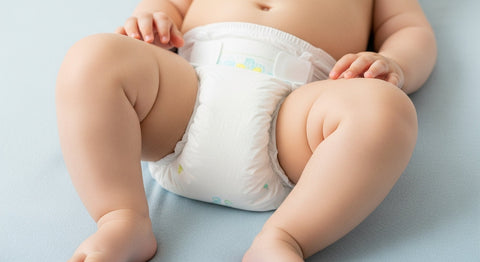 diaper in baby