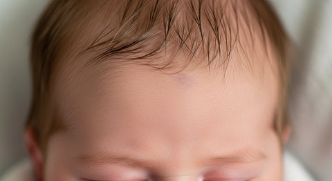 baby's forehead