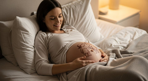 twins pregnancy-mom