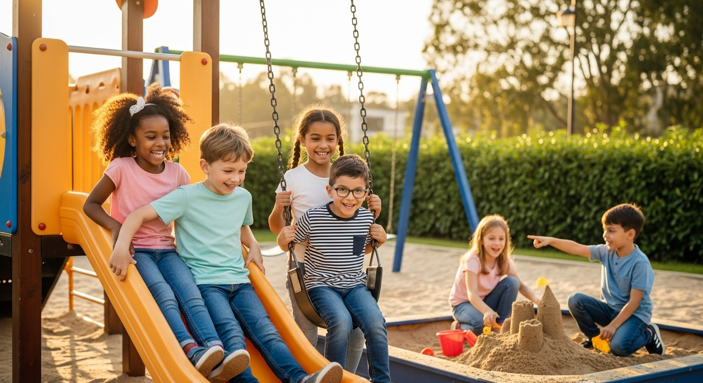 How to help your child make friends guide for parents with diverse children playing together