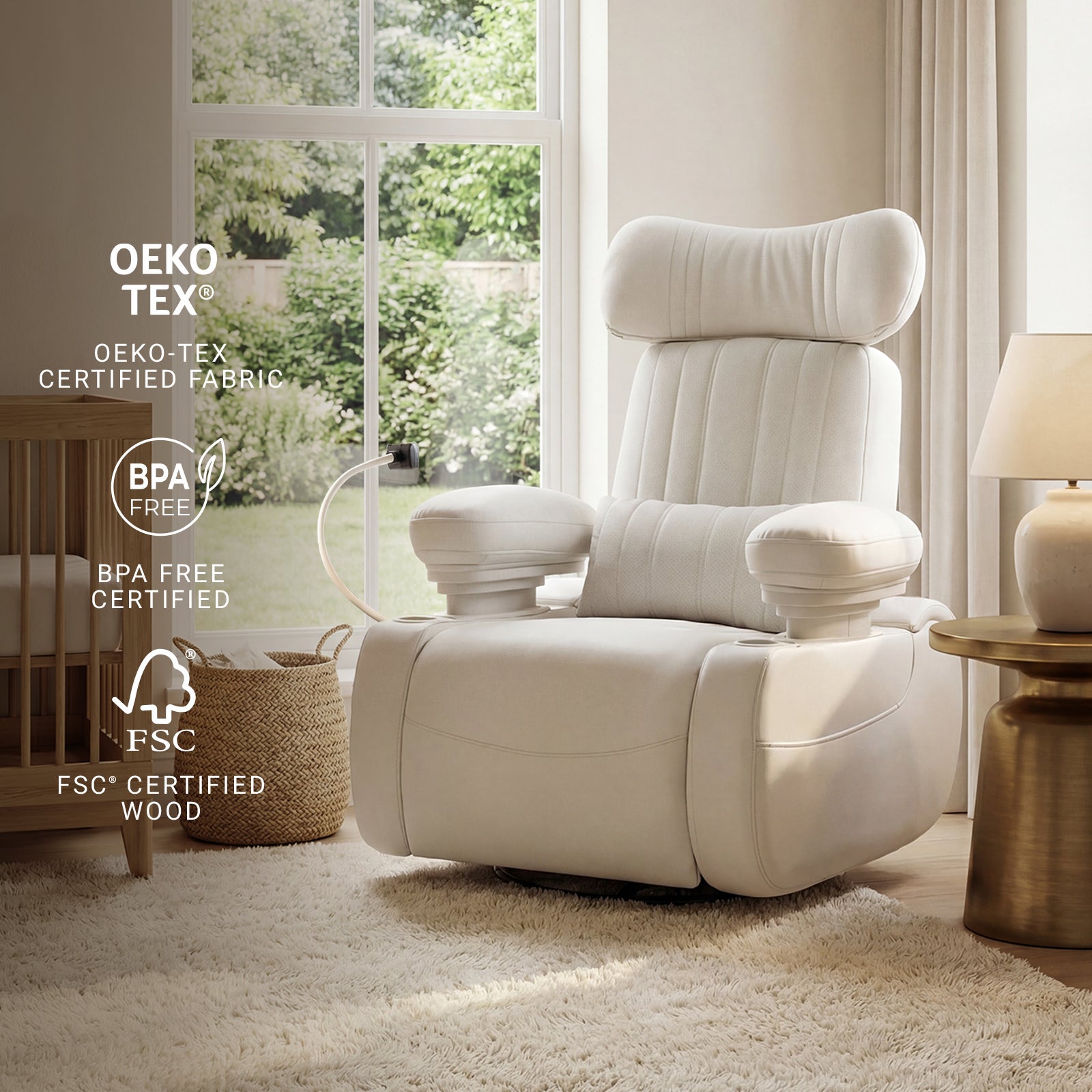 Lullapod Max Nursery Recliner