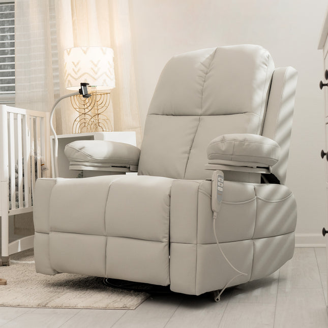 Rocking Nursery Chair for Breastfeeding