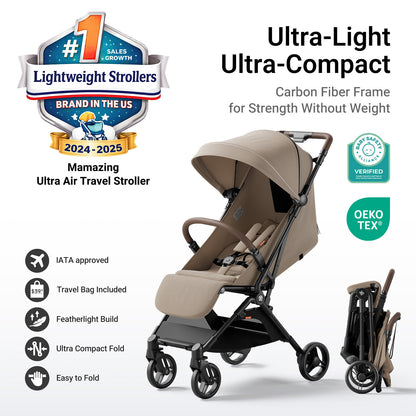 Ultra Air Stroller With Organizer & Cushion