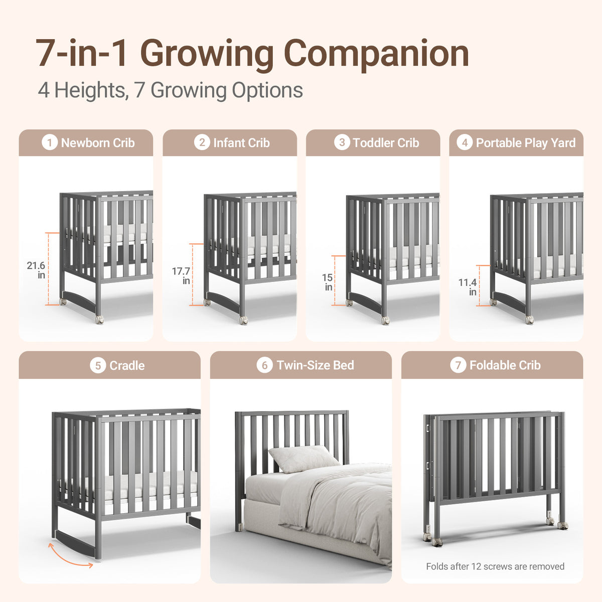 EvoNook Mini Crib