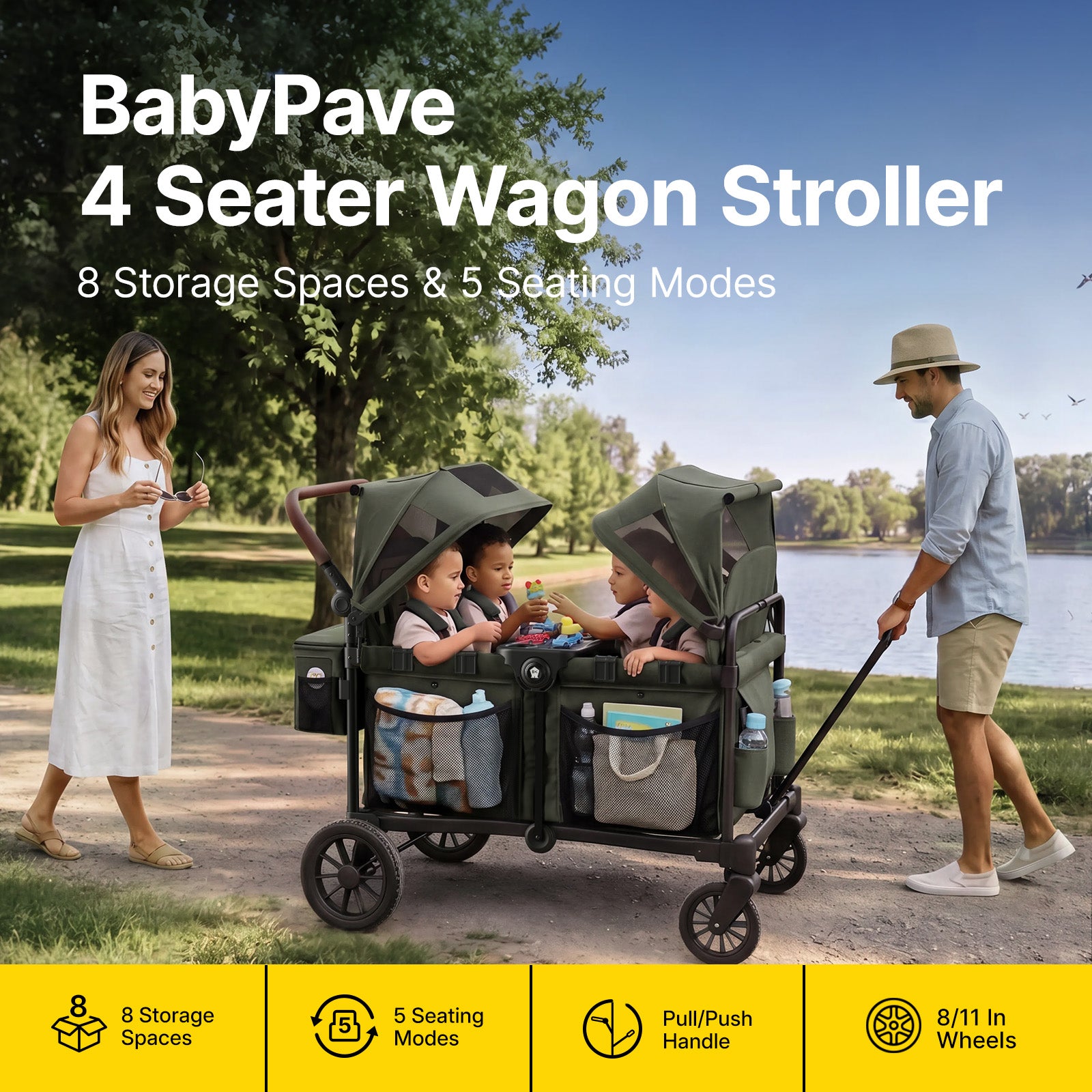 4 Seater Stroller Wagon