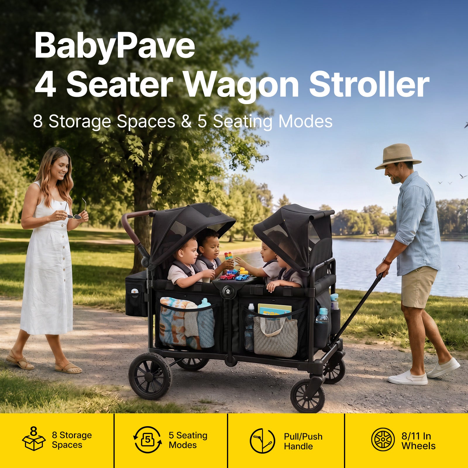4 Seater Stroller Wagon