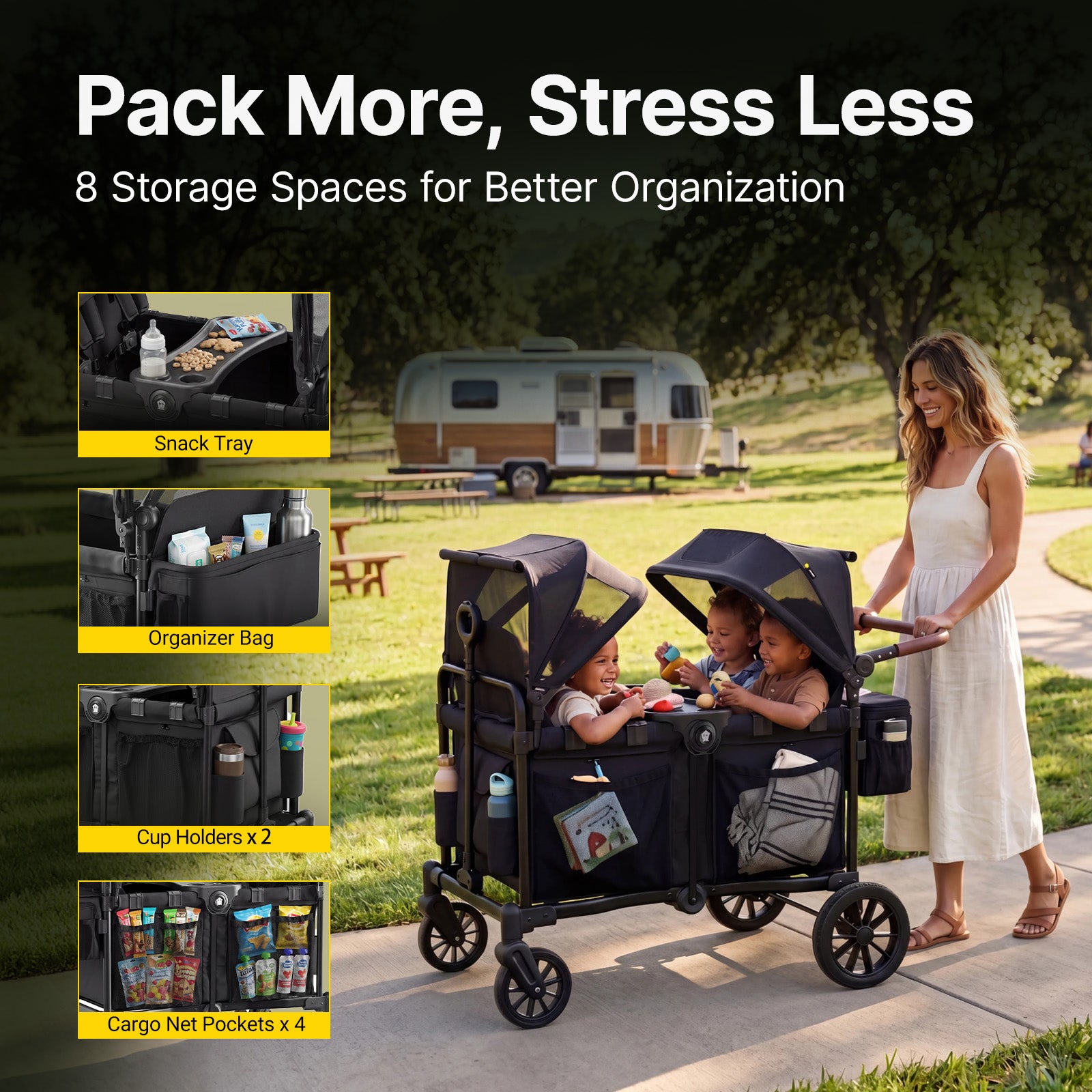 4 Seater Stroller Wagon