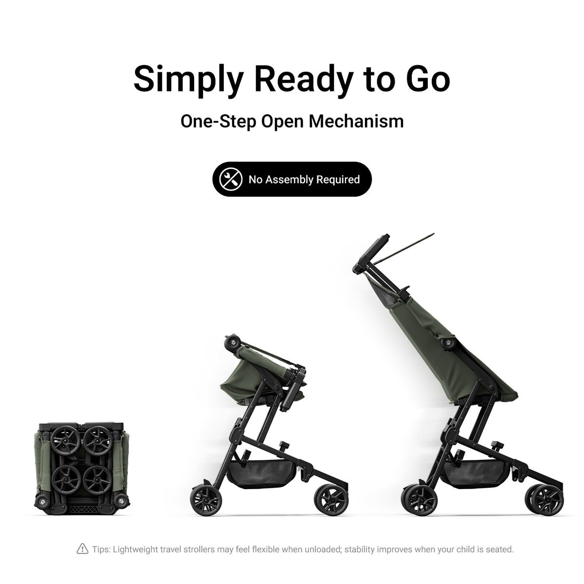 ZipFold Pocket Stroller