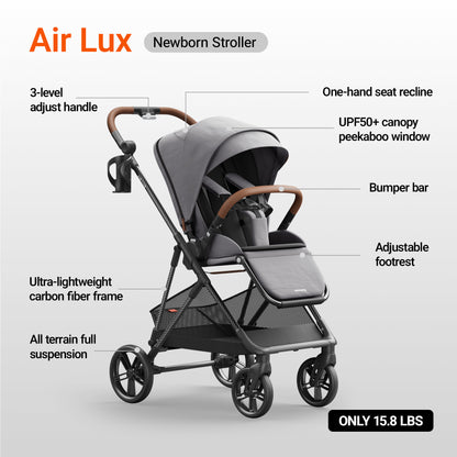 Air Lux Stroller With Bassinet