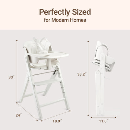 GrowPod Pro Wooden High Chair