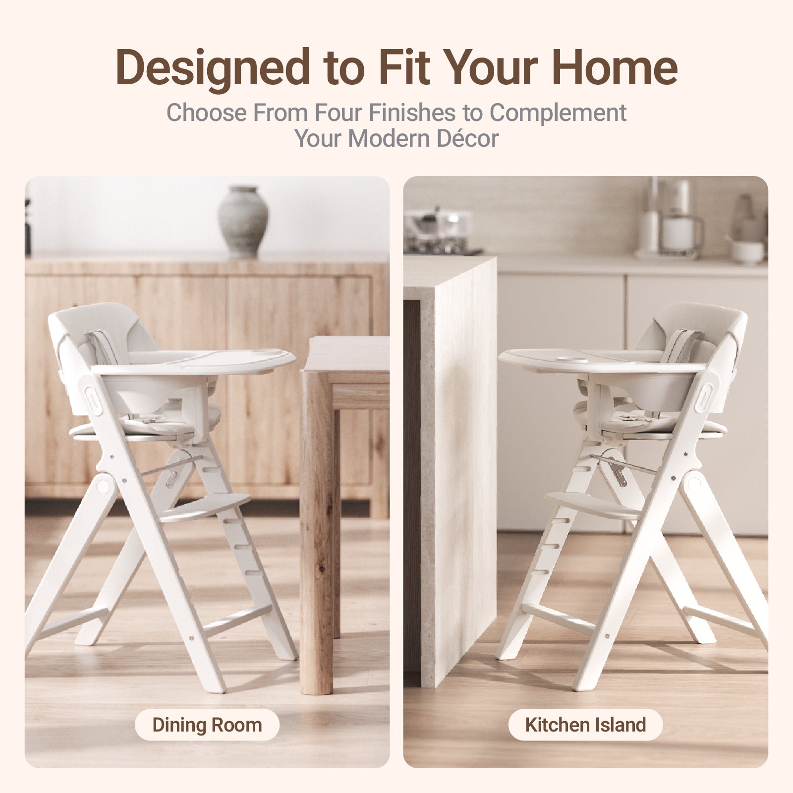 GrowPod Pro Wooden High Chair